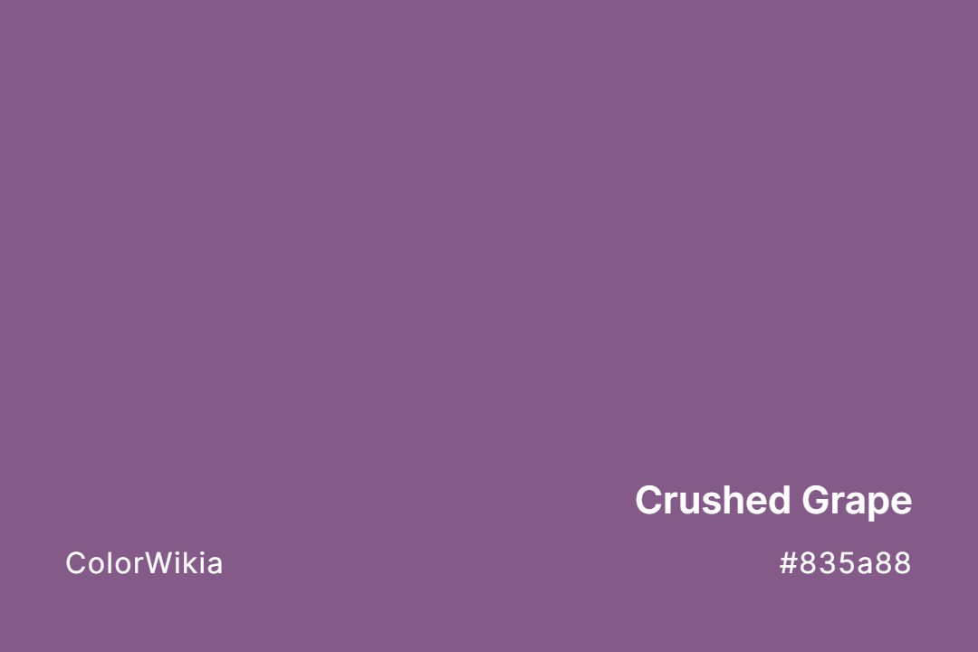 Crushed Grape Color – #835a88: Codes and Complete Breakdown
