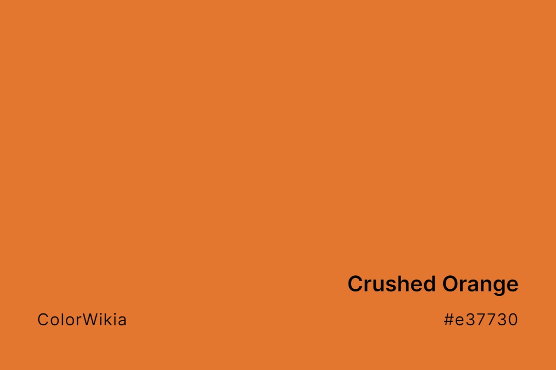 Crushed Orange color