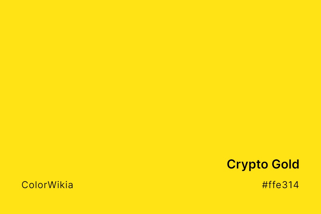Crypto Gold Color – #ffe314: Codes and Complete Breakdown