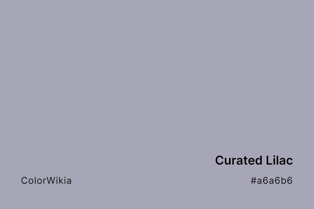 Curated Lilac Color – #a6a6b6: Codes and Complete Breakdown