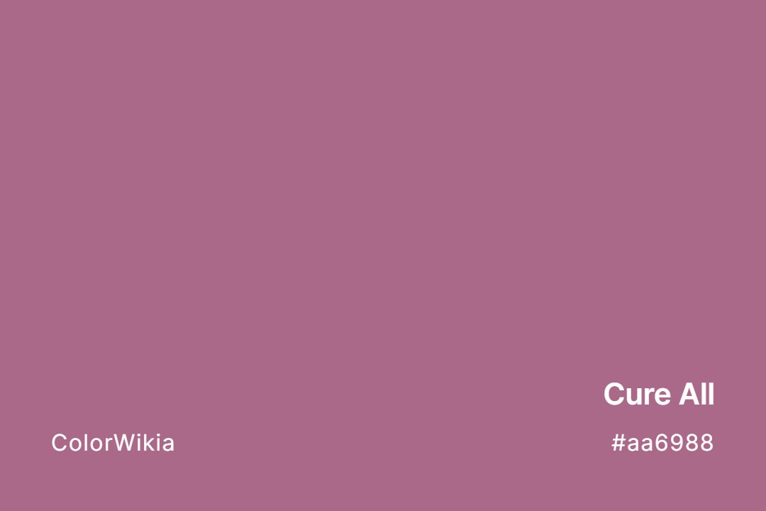 Cure All Color – #aa6988: Codes and Complete Breakdown