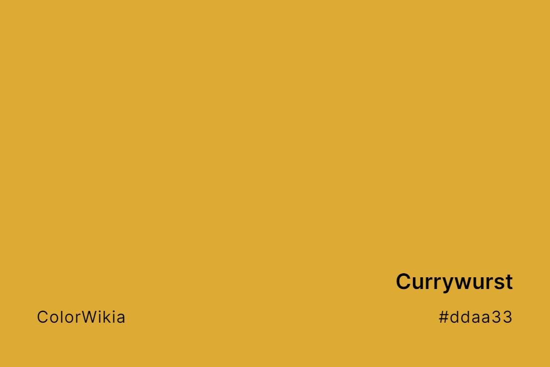Currywurst Color – #ddaa33: Codes and Complete Breakdown