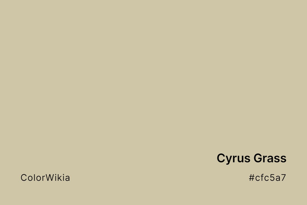 cyrus grass color cfc5a7
