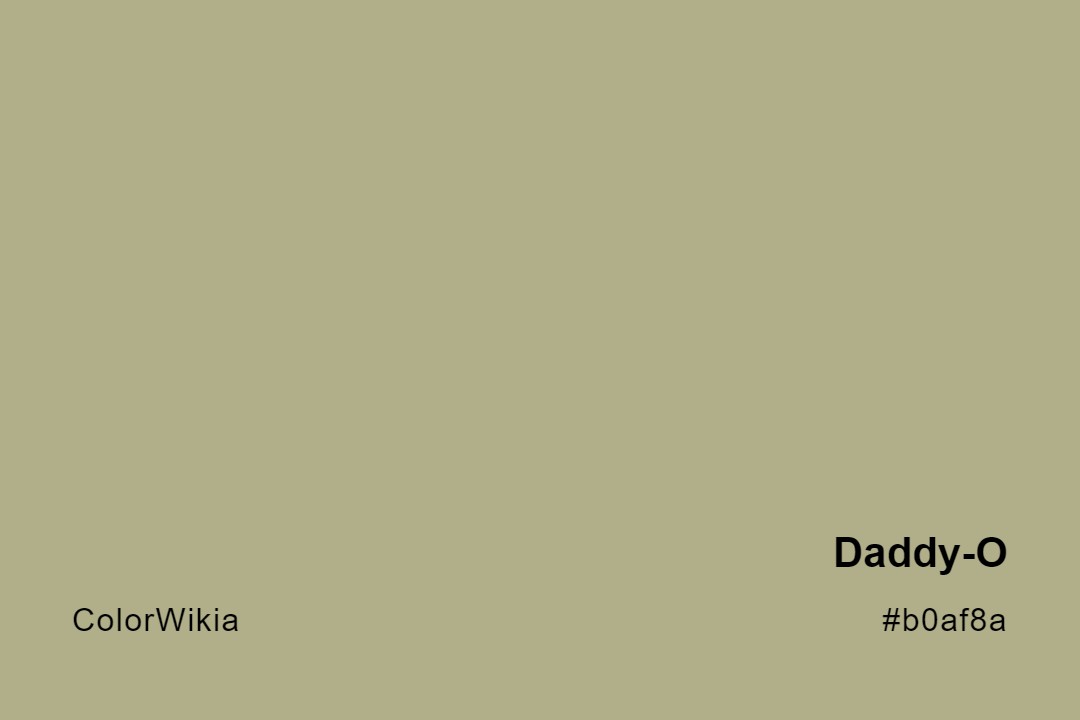 Daddy-O Color – #b0af8a: Codes and Complete Breakdown