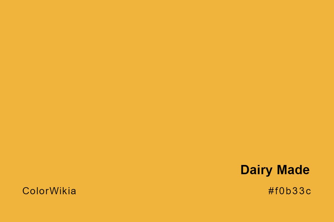 dairy made color f0b33c
