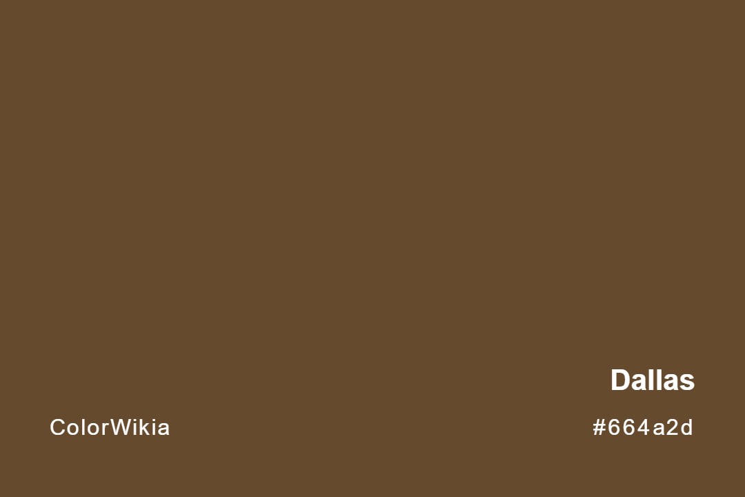 Dallas Color – #664a2d: Codes and Complete Breakdown