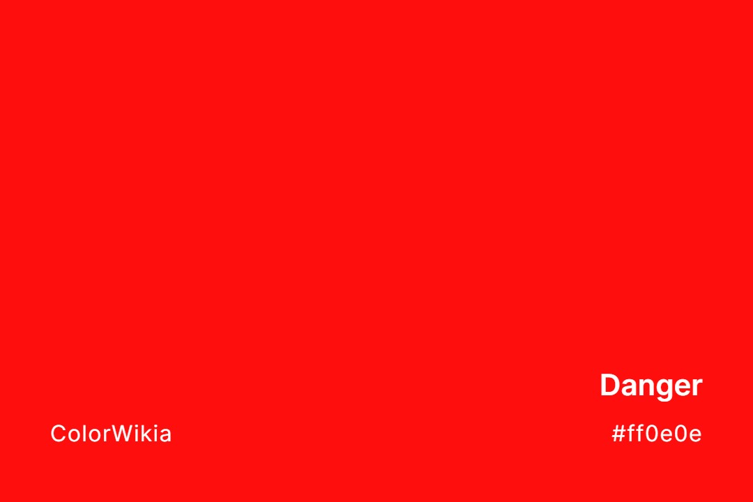 danger color ff0e0e