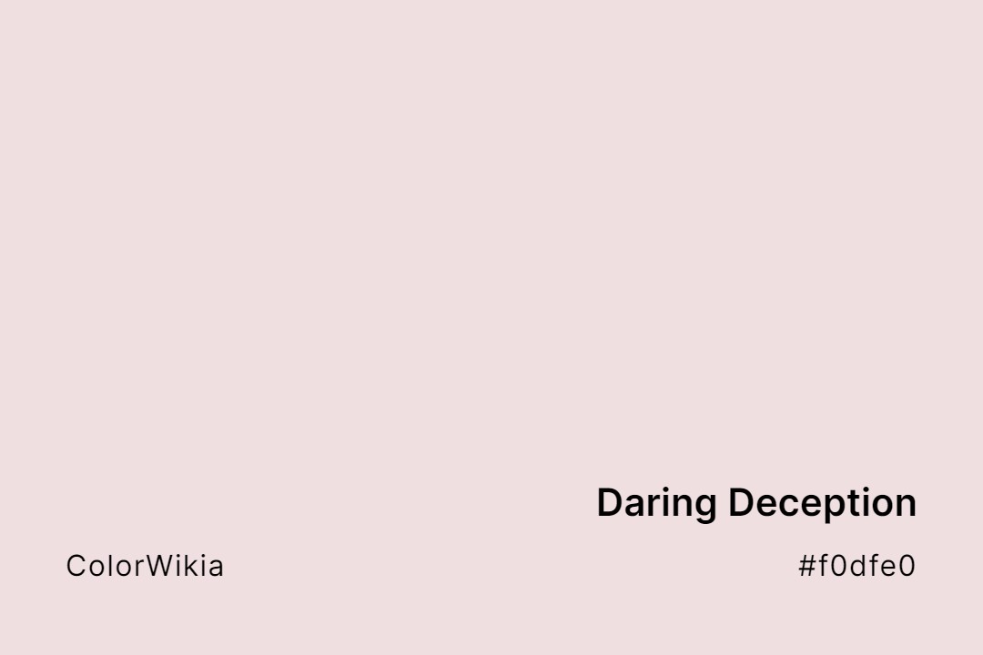 daring deception color f0dfe0