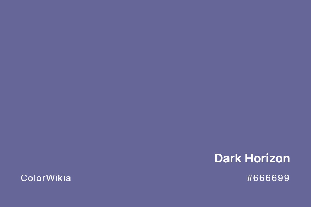 dark horizon color 666699