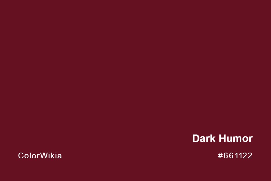 Dark Humor Color – #661122: Codes and Complete Breakdown