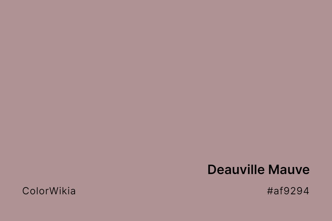 Deauville Mauve Color – #af9294: Codes and Complete Breakdown