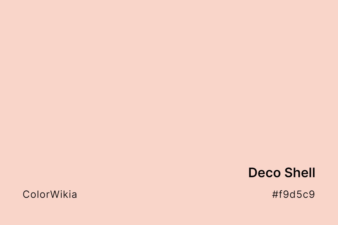 Deco Shell Color – #f9d5c9: Codes and Complete Breakdown