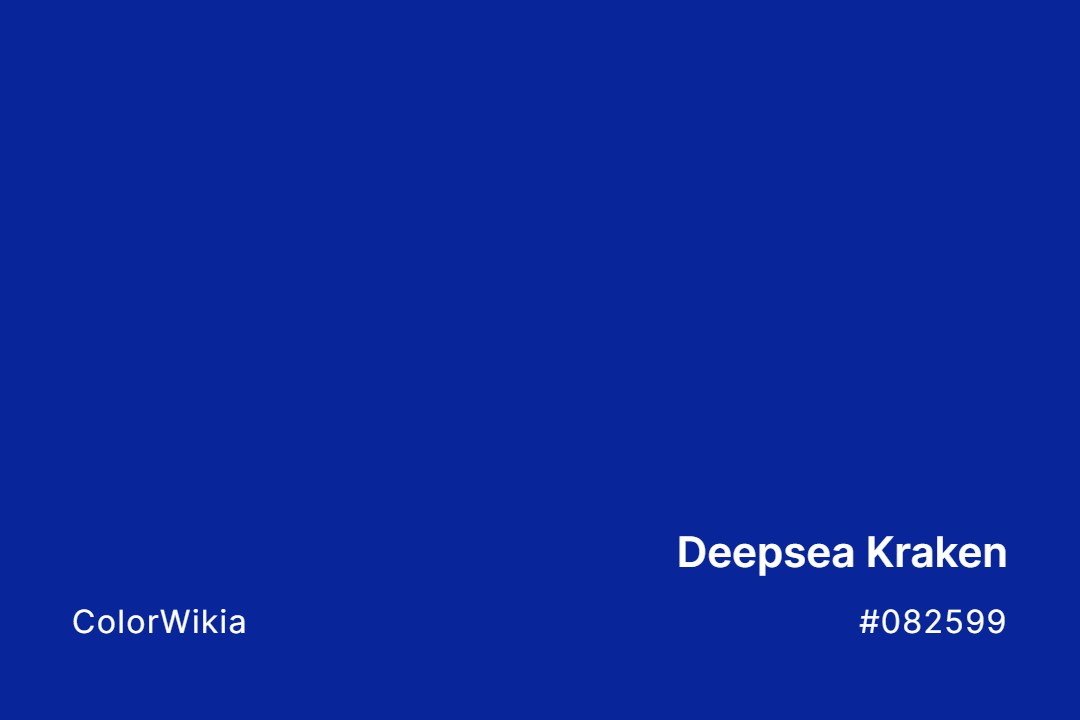 Deepsea Kraken Color – #082599: Codes and Complete Breakdown