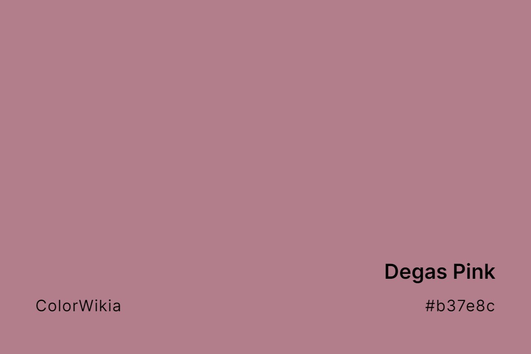 Degas Pink Color – #b37e8c: Codes and Complete Breakdown