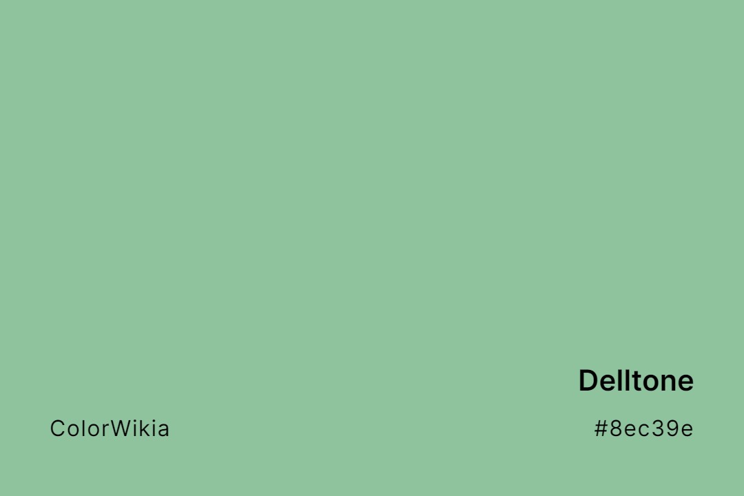 Delltone Color – #8ec39e: Codes and Complete Breakdown