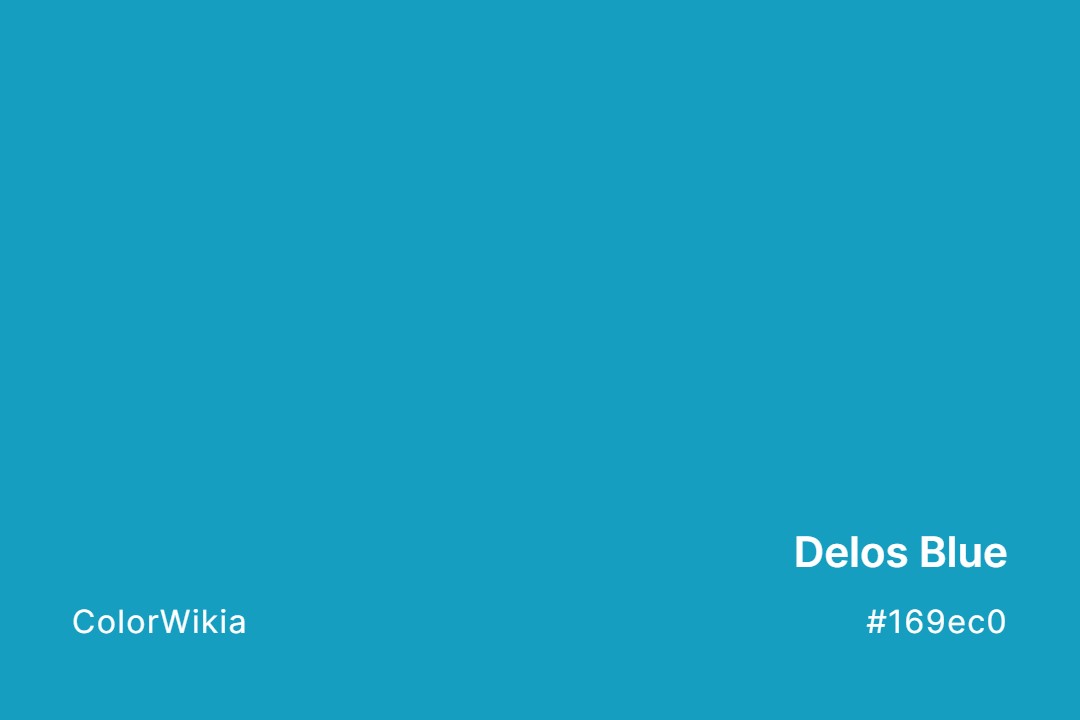 Delos Blue Color – #169ec0: Codes and Complete Breakdown