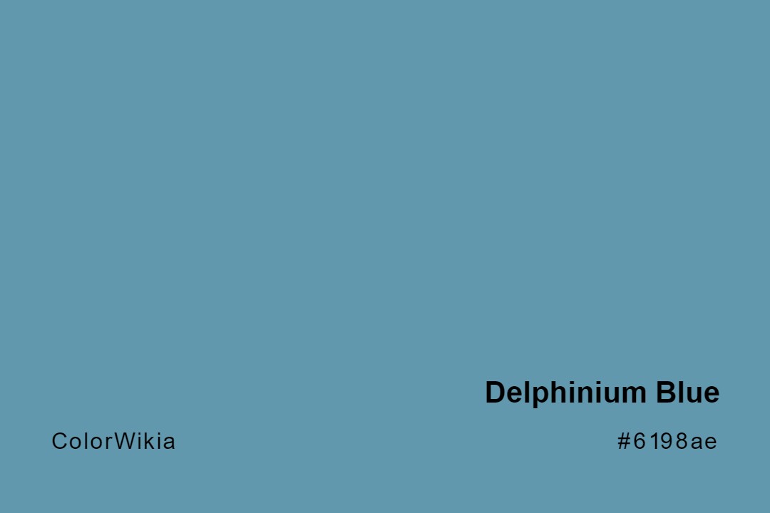 Delphinium Blue Color – #6198ae: Codes and Complete Breakdown