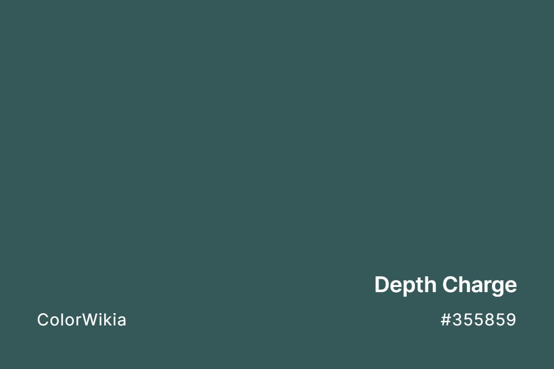 Depth Charge Color – #355859: Codes and Complete Breakdown
