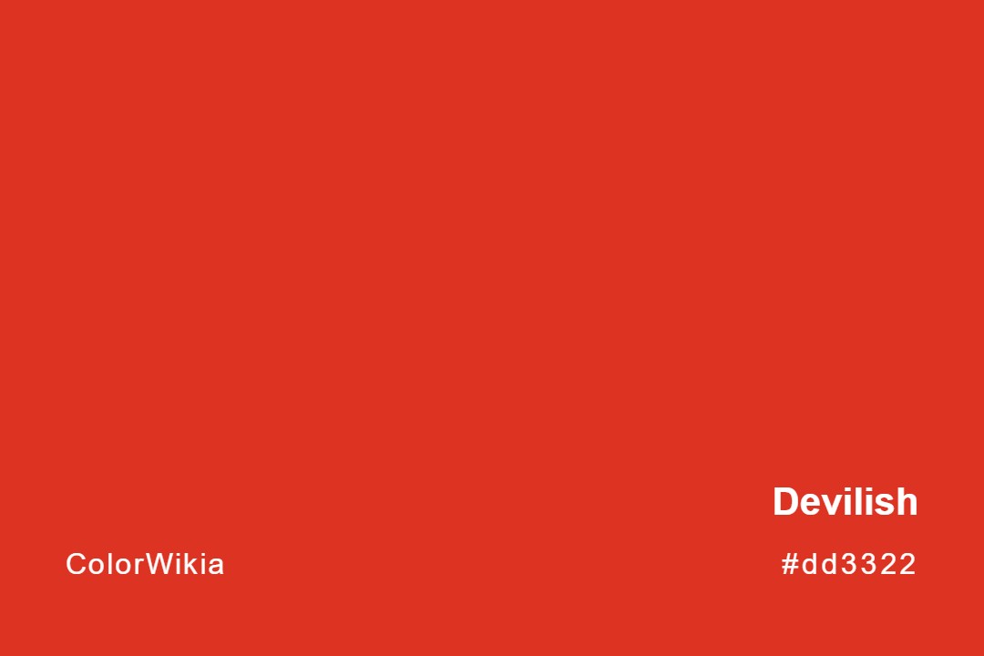 Devilish Color – #dd3322: Codes and Complete Breakdown