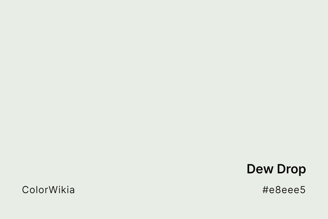 dew drop color e8eee5
