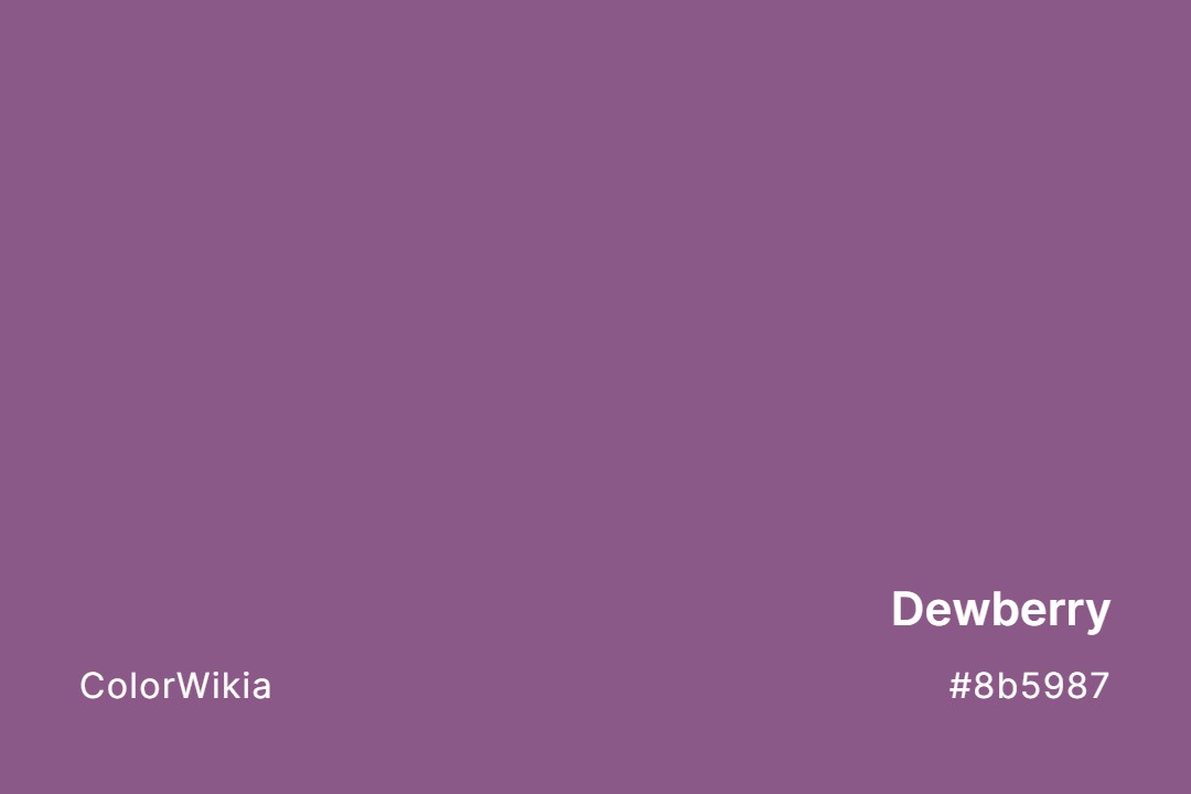 Dewberry Color – #8b5987: Codes and Complete Breakdown