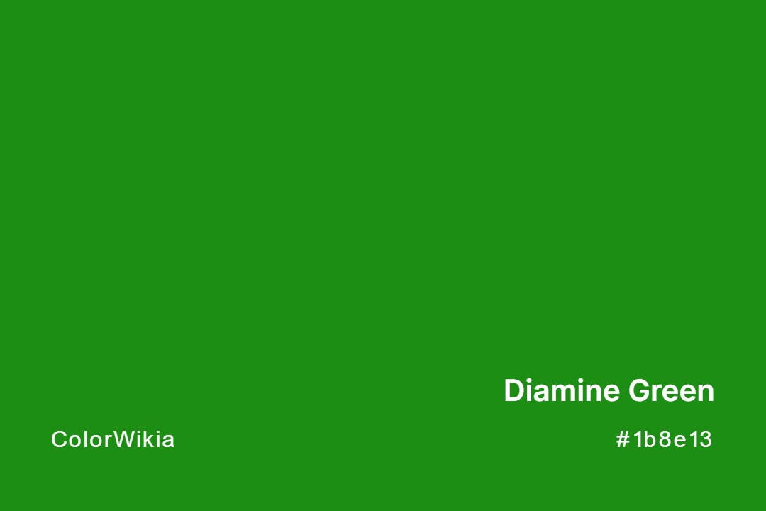 Diamine Green Color – #1b8e13: Codes and Complete Breakdown
