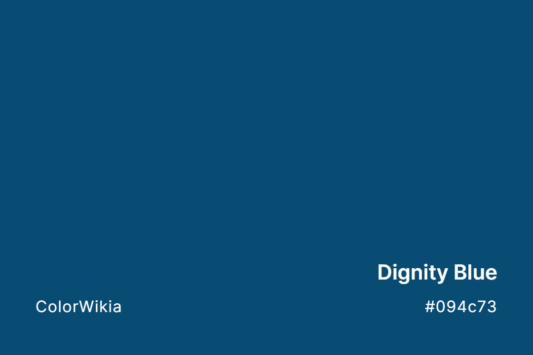 Dignity Blue Color – #094c73: Codes and Complete Breakdown
