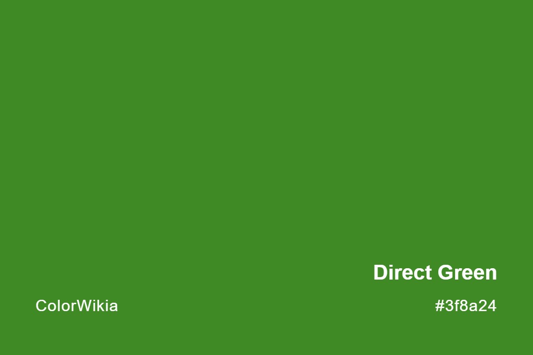 Direct Green Color – #3f8a24: Codes and Complete Breakdown