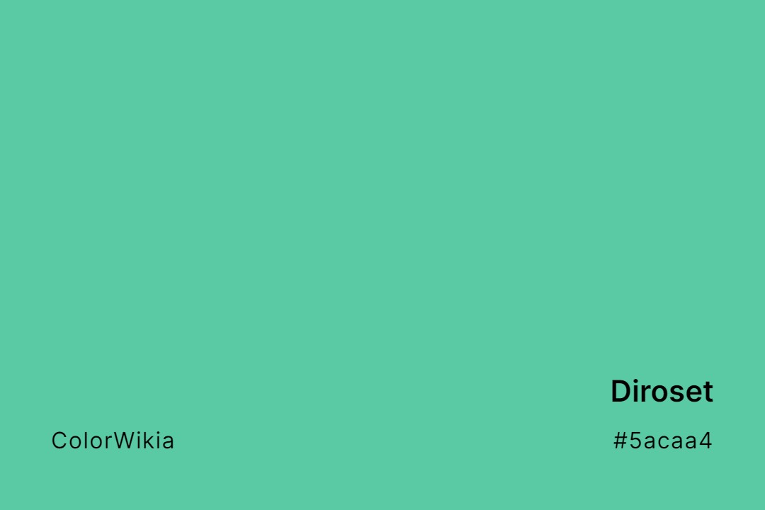 Diroset Color – #5acaa4: Codes and Complete Breakdown
