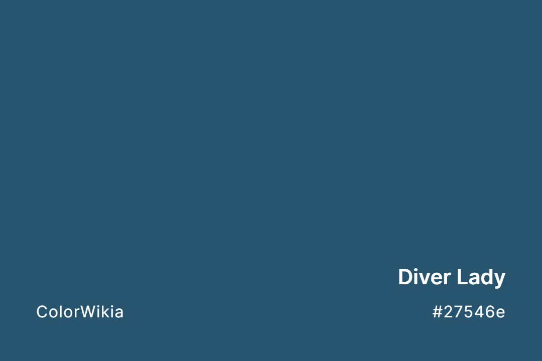 Diver Lady Color – #27546e: Codes and Complete Breakdown