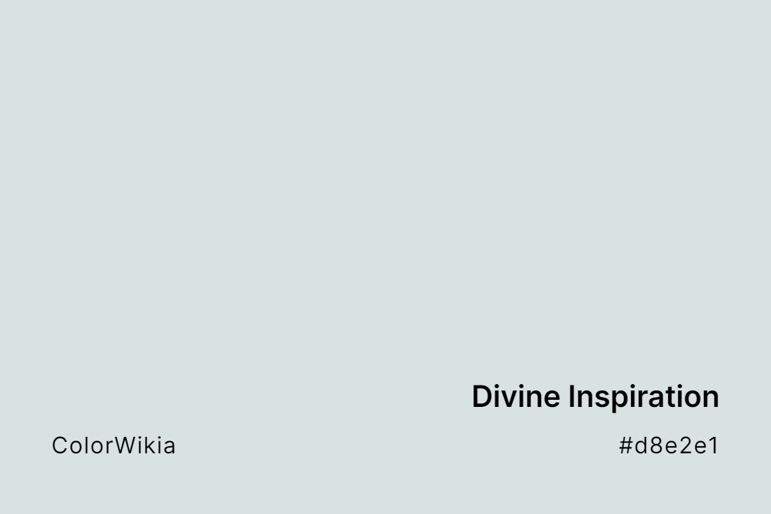 divine inspiration color d8e2e1