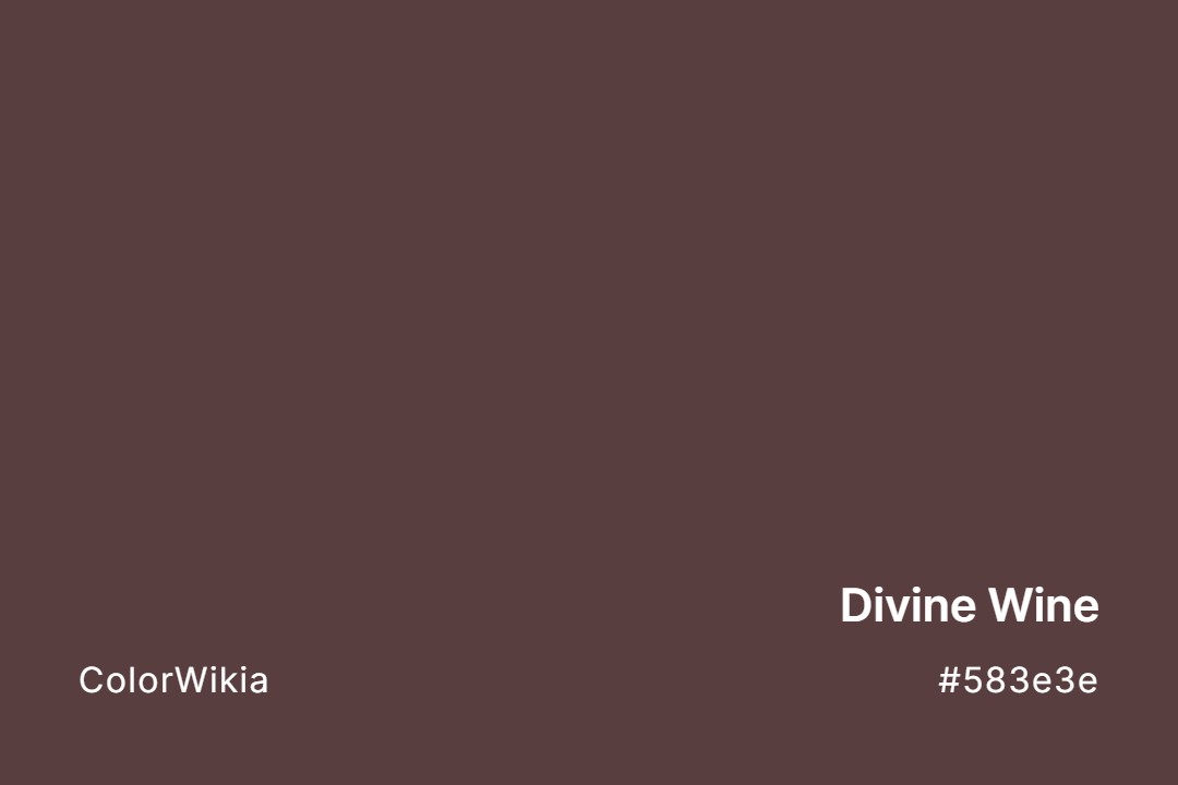 divine wine color 583e3e