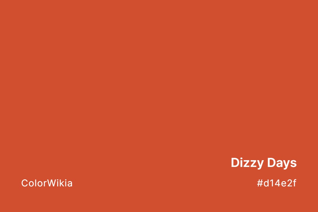 dizzy days color d14e2f