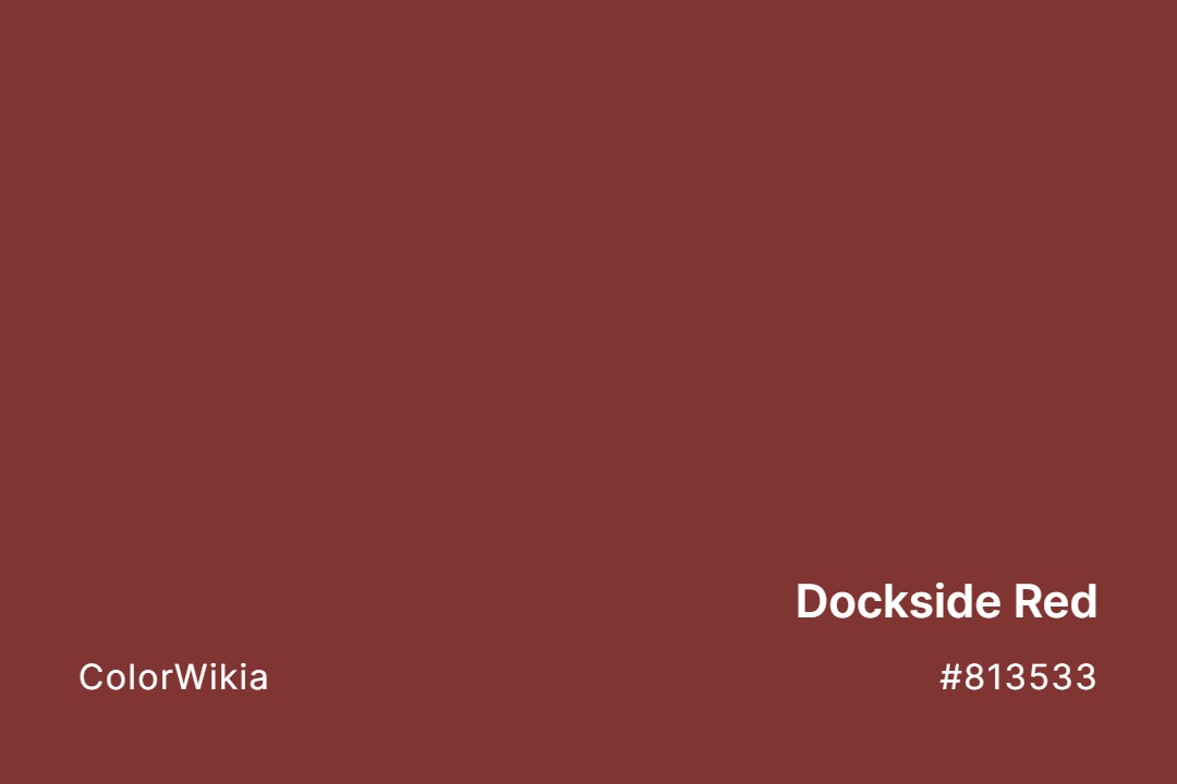 Dockside Red Color – #813533: Codes and Complete Breakdown