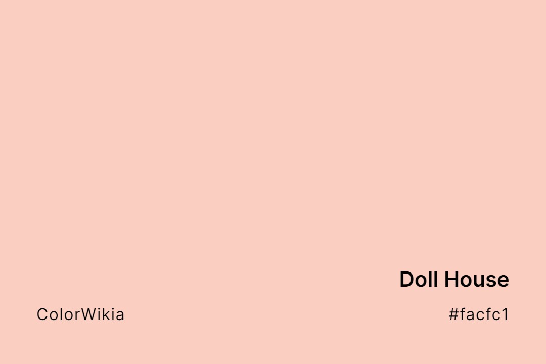 Doll House Color – #facfc1: Codes and Complete Breakdown