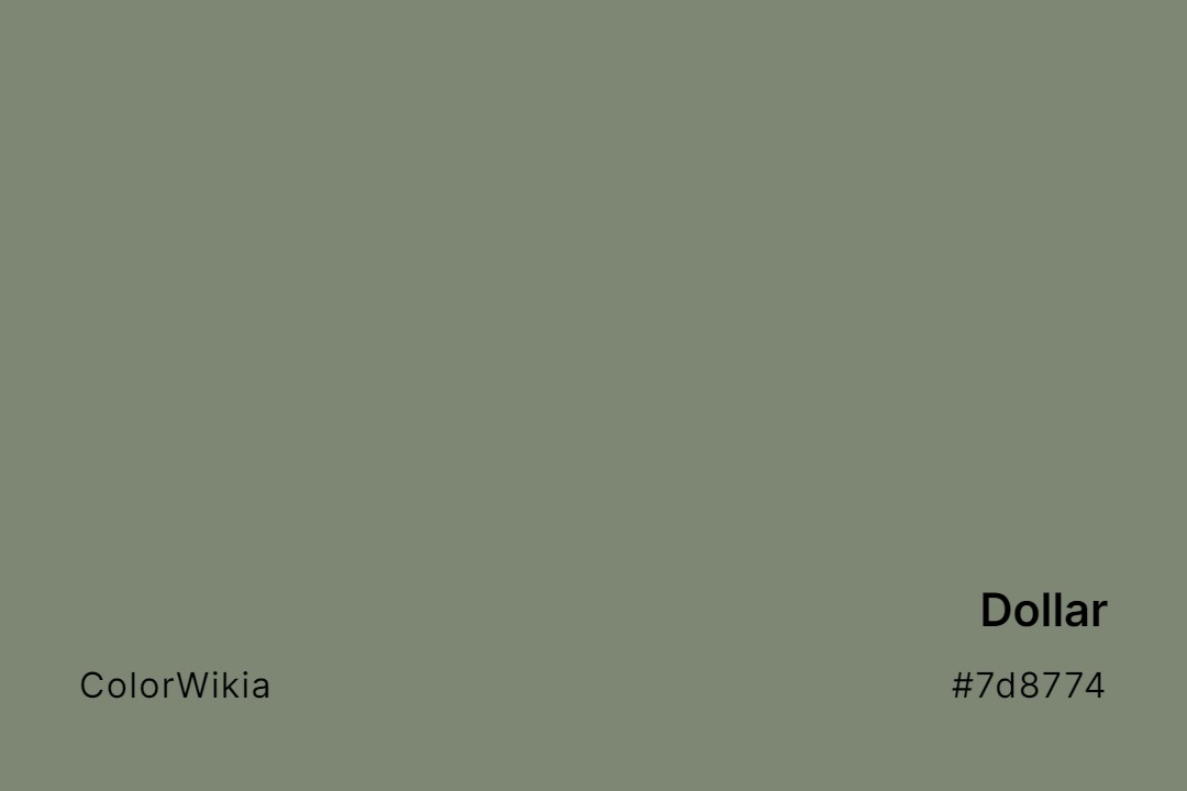 dollar color 7d8774