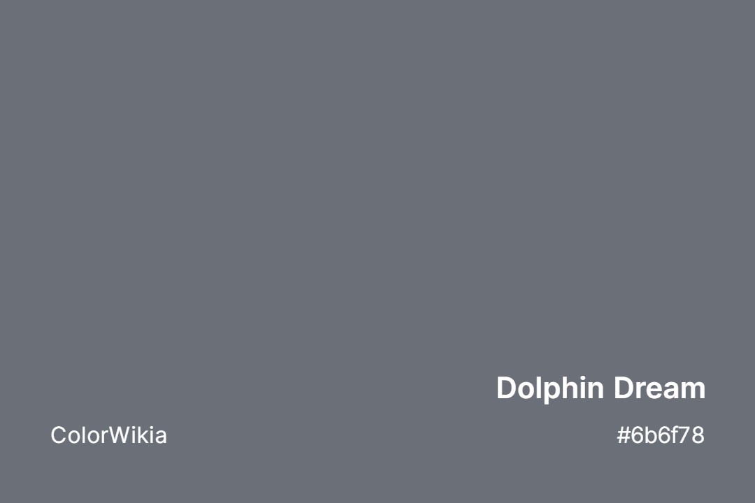 Dolphin Dream Color – #6b6f78: Codes and Complete Breakdown