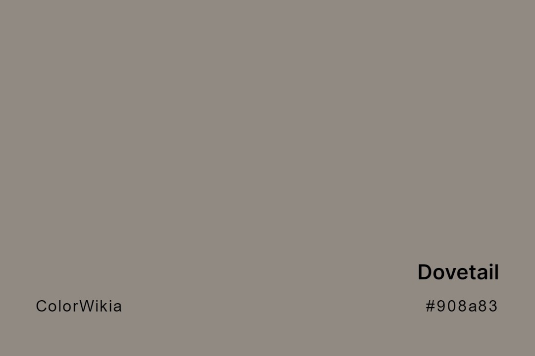 Dovetail Color – #908a83: Codes and Complete Breakdown