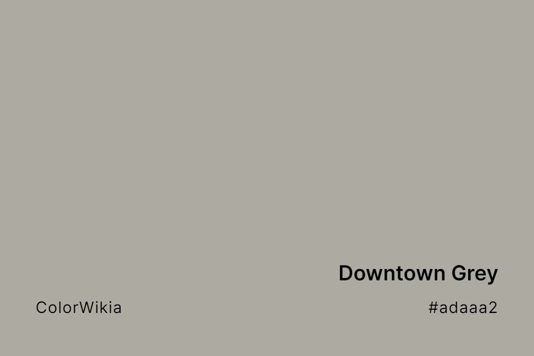 Downtown Grey Color – #adaaa2: Codes and Complete Breakdown