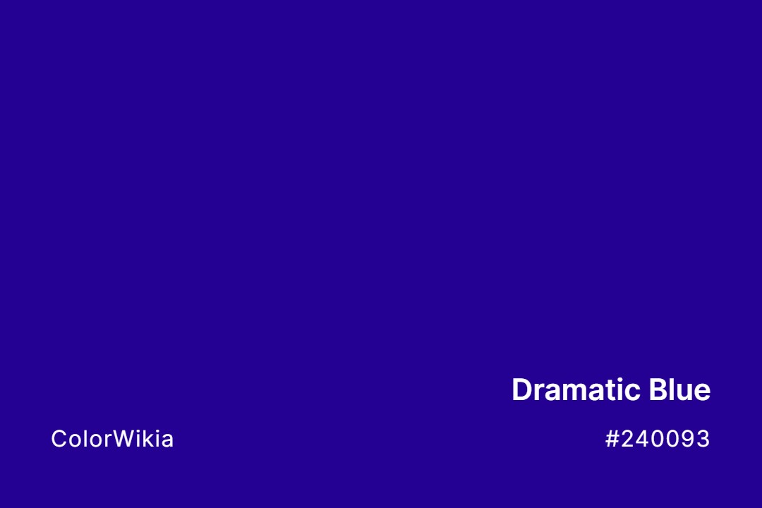 Dramatic Blue Color – #240093: Codes and Complete Breakdown