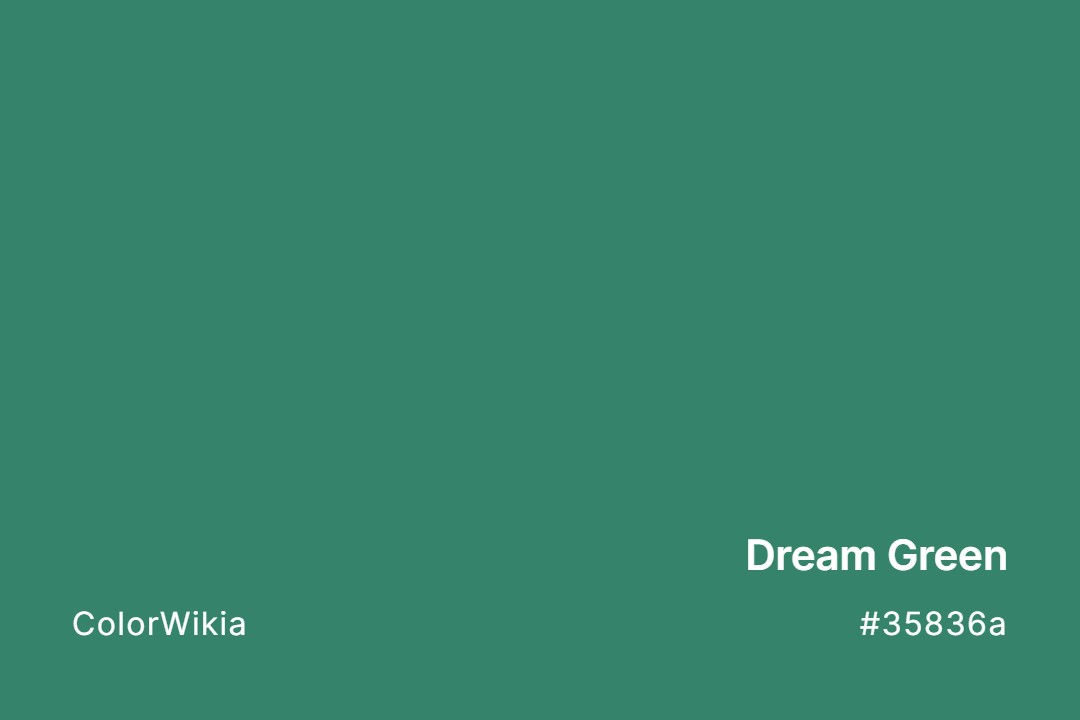 Dream Green Color – #35836a: Codes and Complete Breakdown