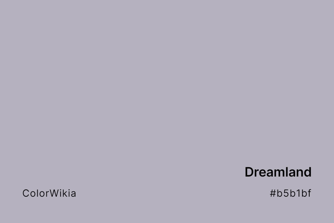 Dreamland Color – #b5b1bf: Codes and Complete Breakdown