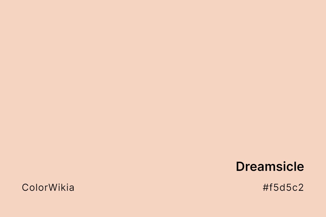 Dreamsicle Color – #f5d5c2: Codes and Complete Breakdown