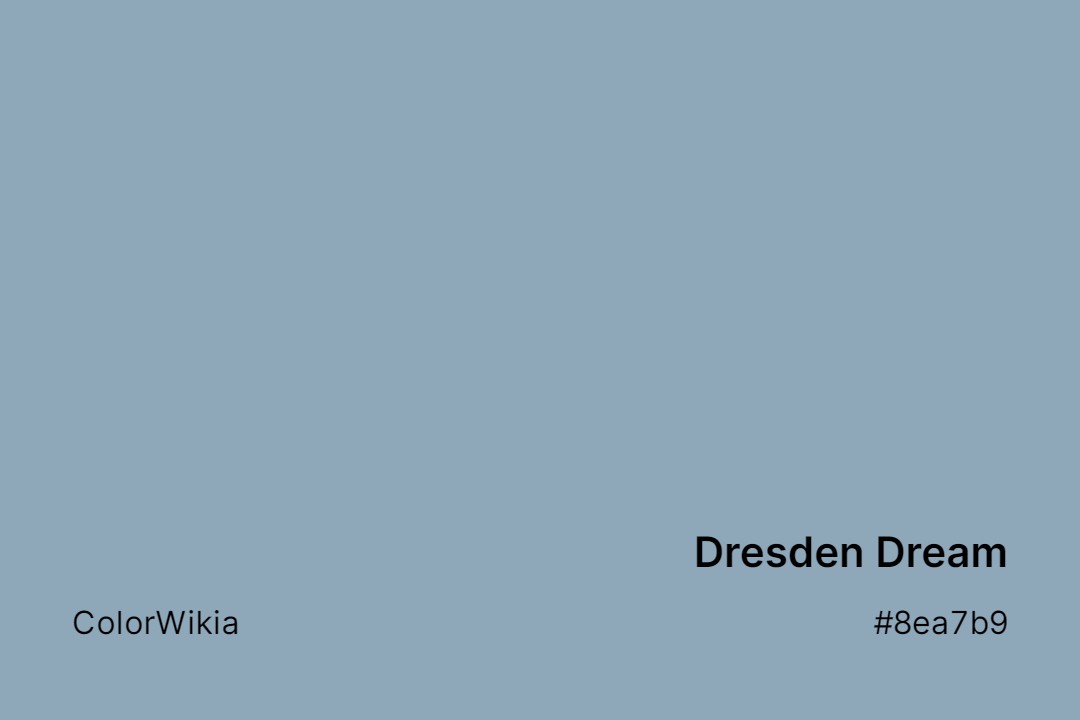 Dresden Dream Color – #8ea7b9: Codes and Complete Breakdown