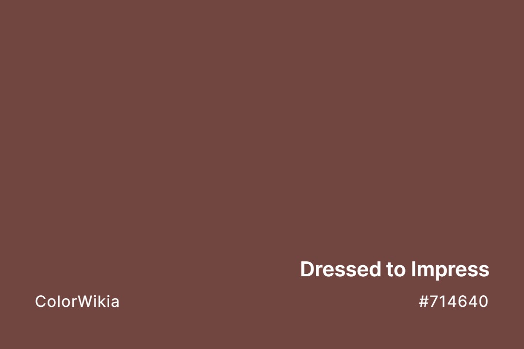 Dressed to Impress Color – #714640: Codes and Complete Breakdown