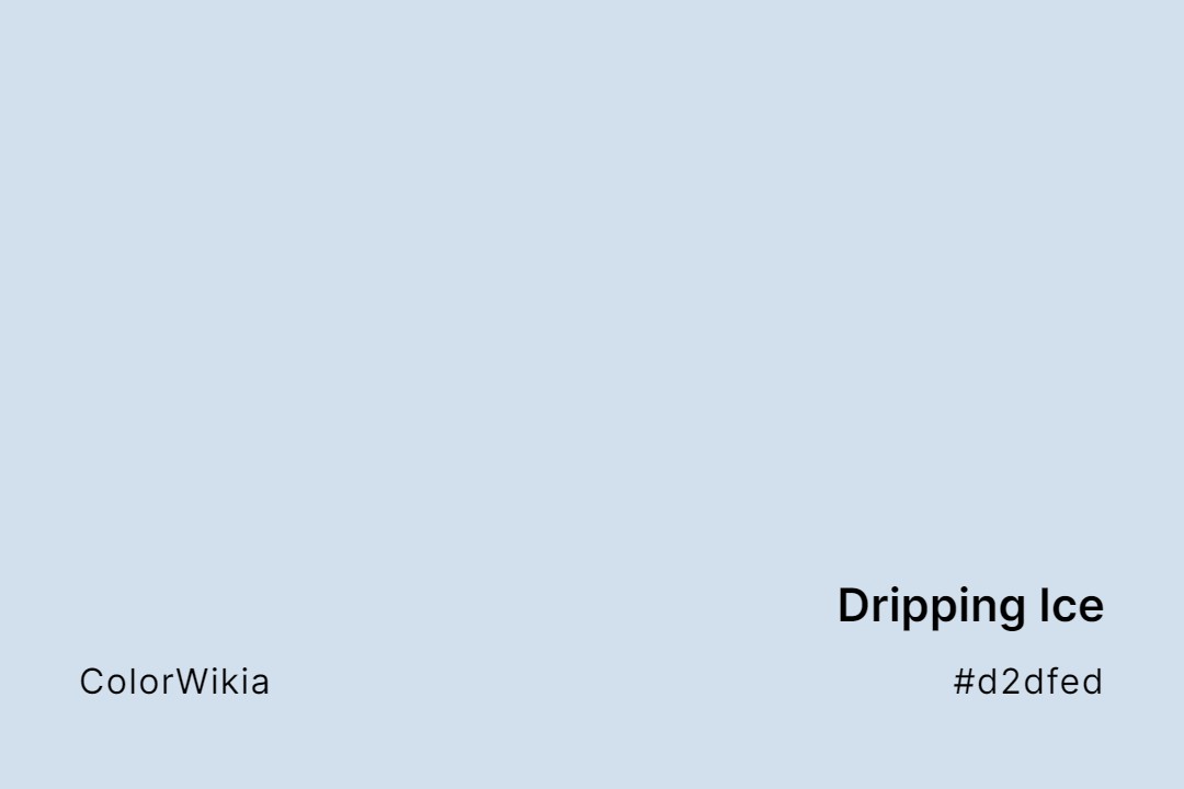 Dripping Ice Color – #d2dfed: Codes and Complete Breakdown