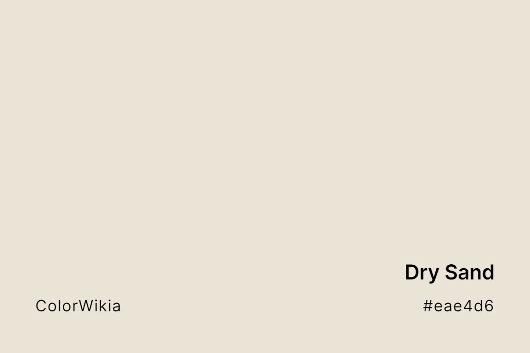 dry sand color eae4d6