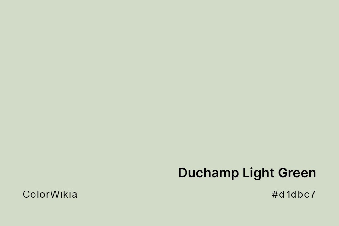 Duchamp Light Green Color – #d1dbc7: Codes and Complete Breakdown