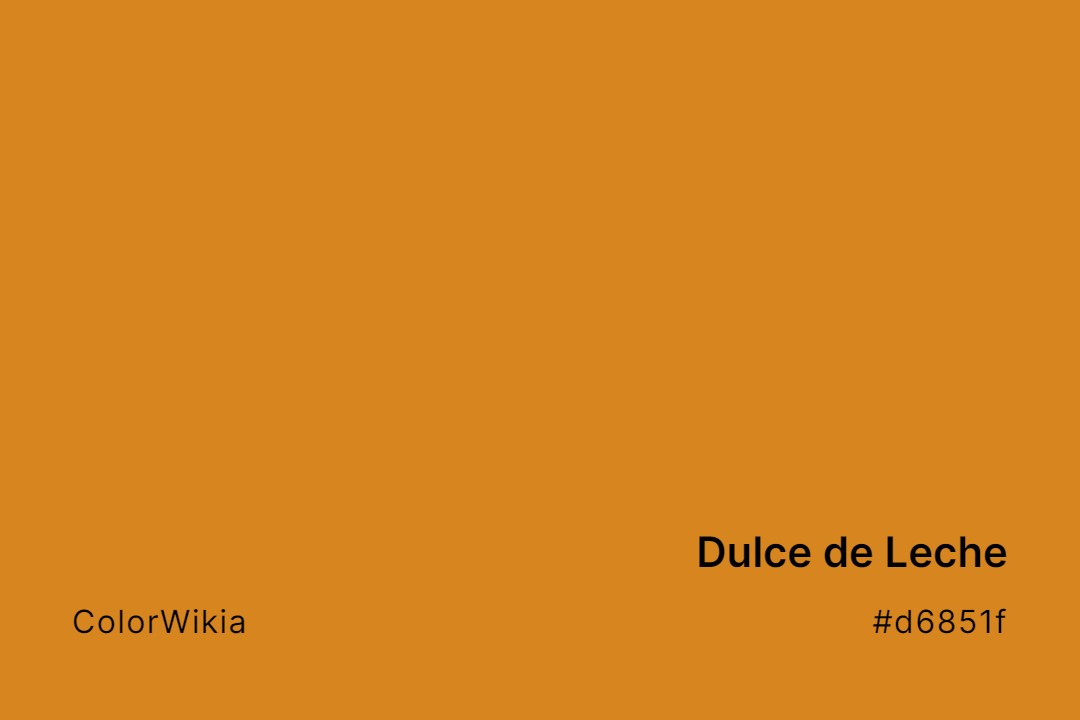 Dulce de Leche Color – #d6851f: Codes and Complete Breakdown