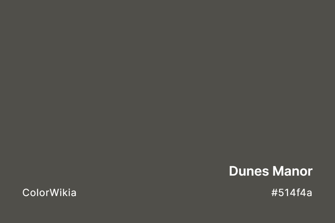 dunes manor color 514f4a